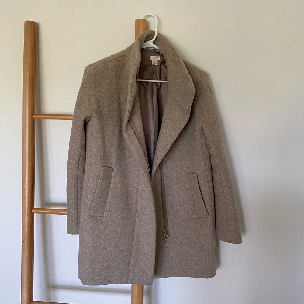 JCrew women’s winter jacket / Tan / 8P